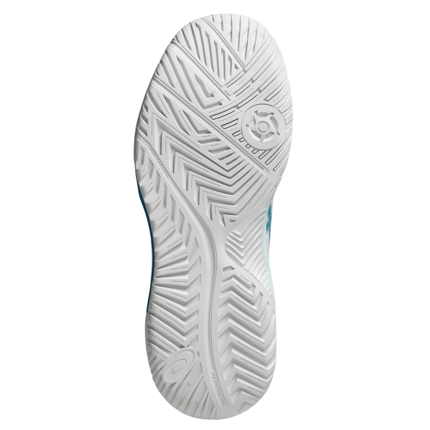 Court*ASICS Women's , GEL-Dedicate 8 Pickleball Shoe - Wide Width White/Teal Blue