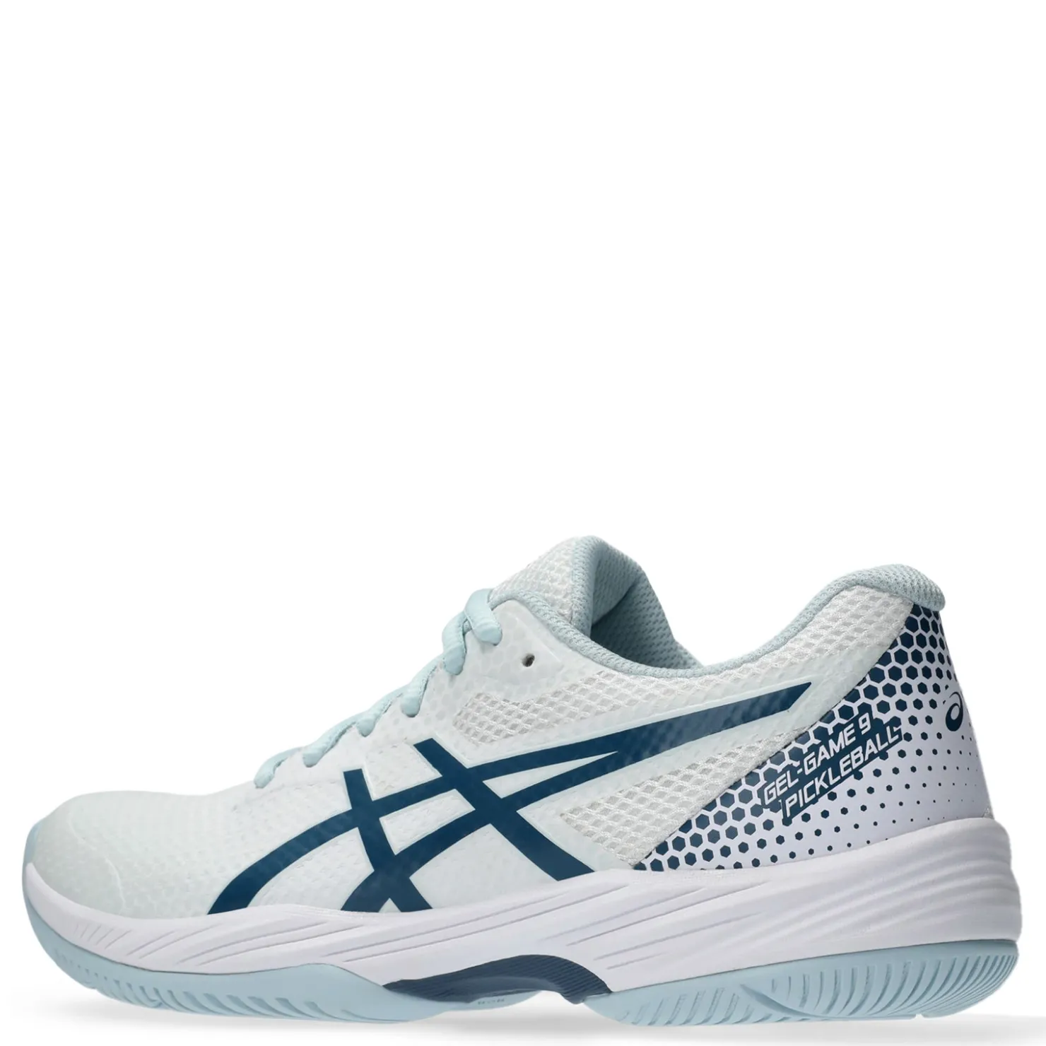 Court*ASICS Women's , GEL-Game 9 Pickleball Shoe White/Vintage Indigo