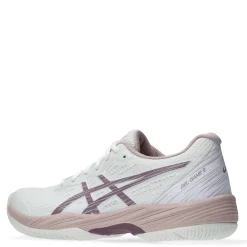 Court*ASICS Women's , GEL-Game 9 Tennis Shoe White/Dusty Mauve
