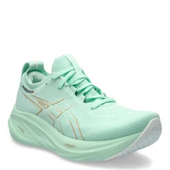 Running*ASICS Women's , GEL-Nimbus 26 Running Shoe Mint Tint/Pale Mint