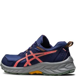 Trail & Hiking*ASICS Women's , GEL-Venture 9 Trail Running Shoe - Wide Width Indigo Blue/Papaya