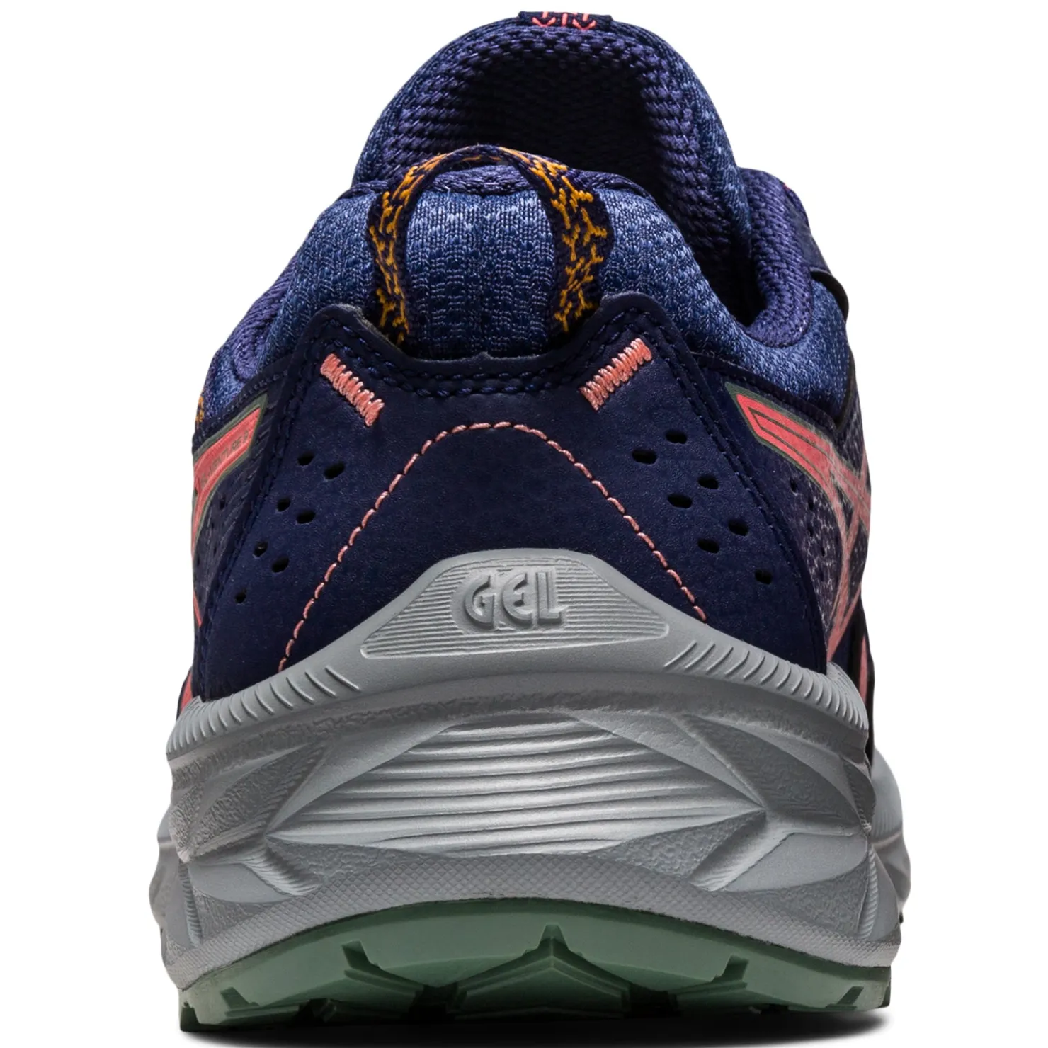 Trail & Hiking*ASICS Women's , GEL-Venture 9 Trail Running Shoe - Wide Width Indigo Blue/Papaya