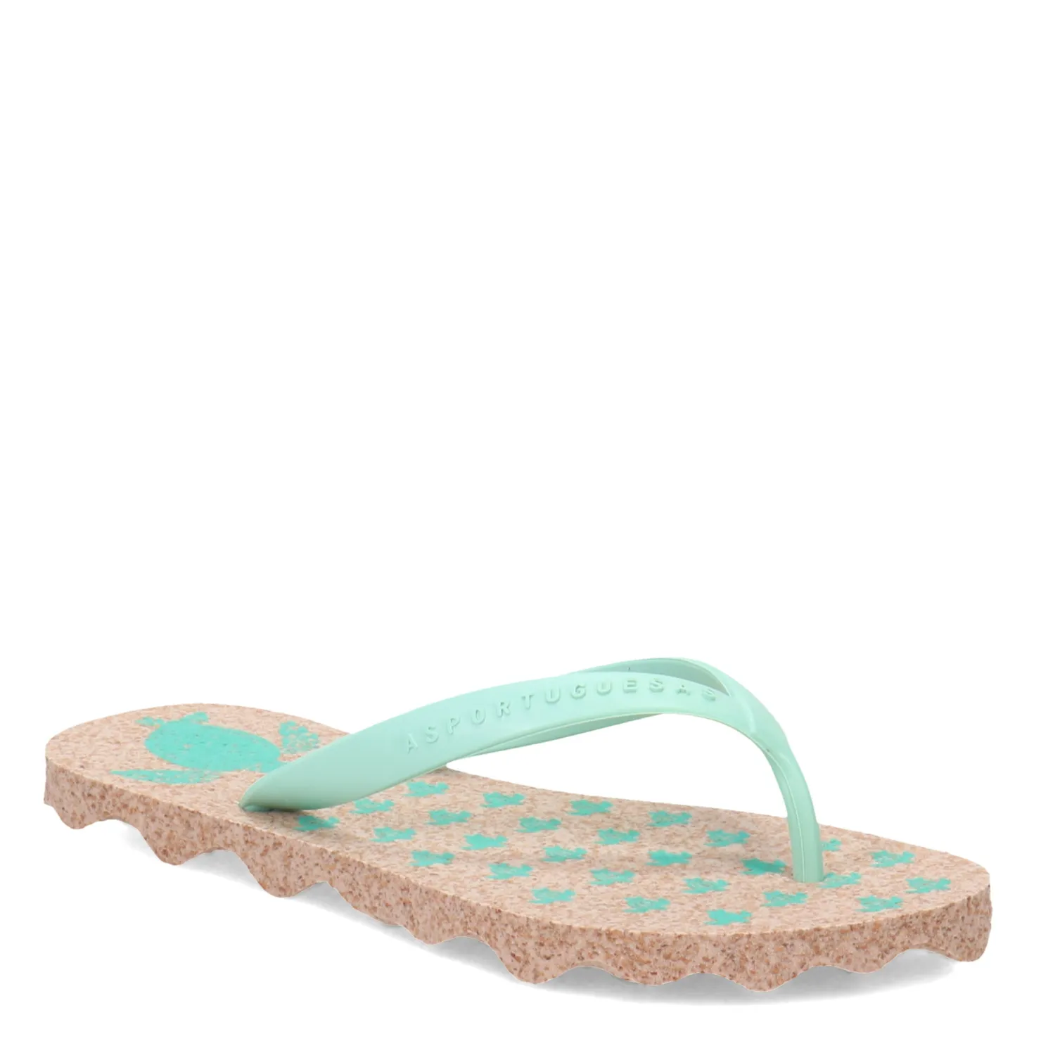 Flip Flops*Asportuguesas Women's , Turtle Sandal Mint