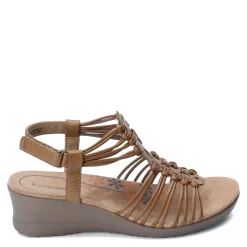 Wedges*Baretraps Women's , Taren Sandal Auburn