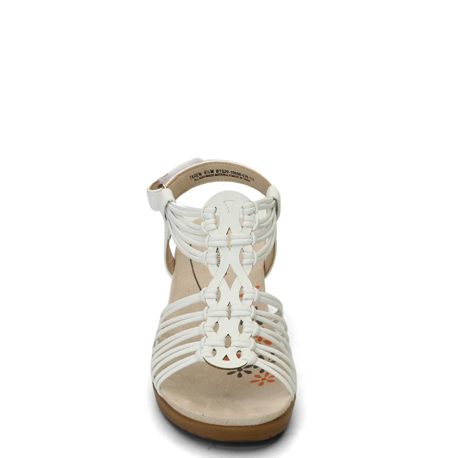 Wedges*Baretraps Women's , Taren Sandal White
