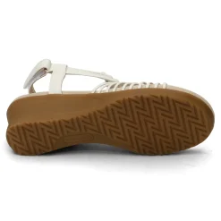 Wedges*Baretraps Women's , Taren Sandal White
