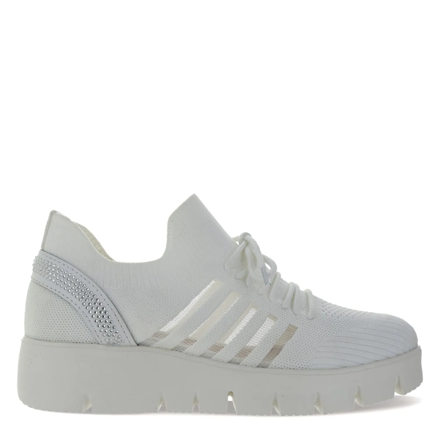 Walking*Bernie Mev Women's , FX Bernice Sneaker White Silver