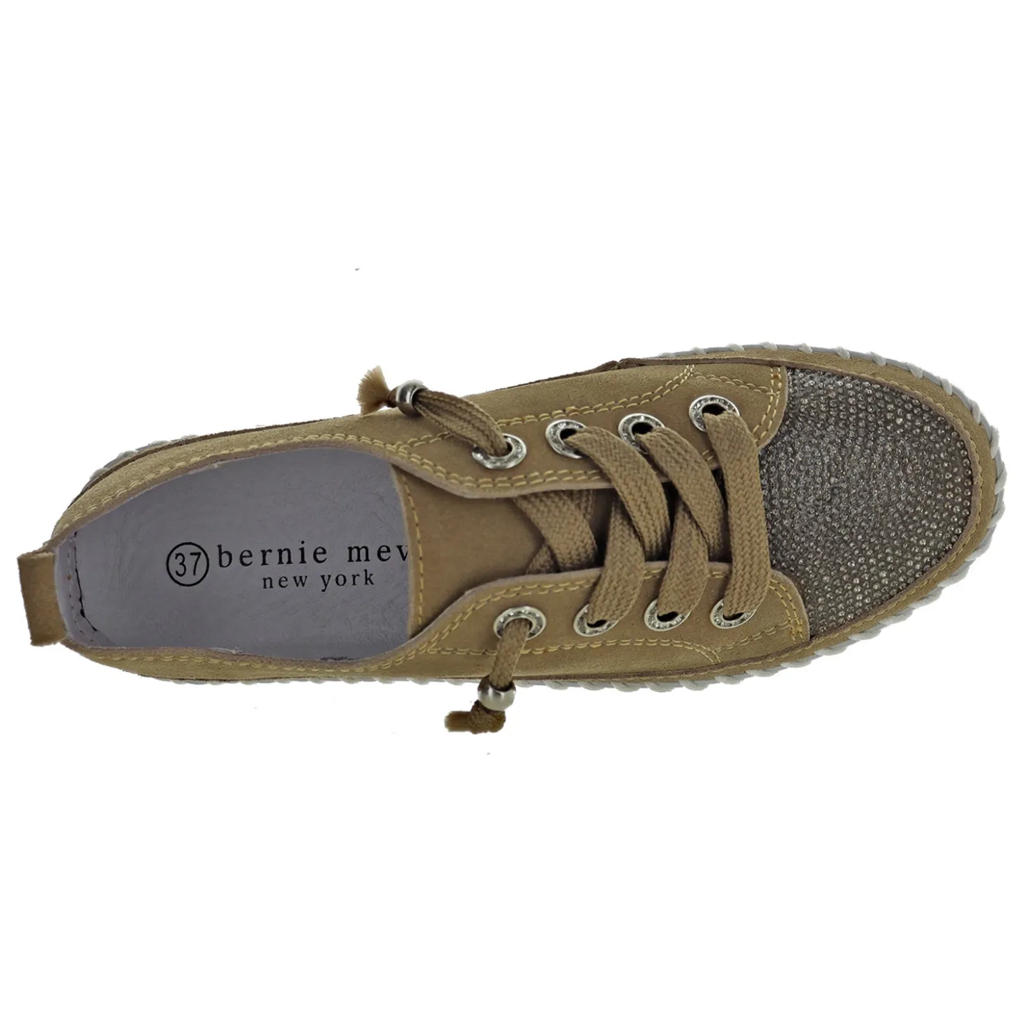 Fashion & Street*Bernie Mev Women's , Jodie Sneaker Taupe