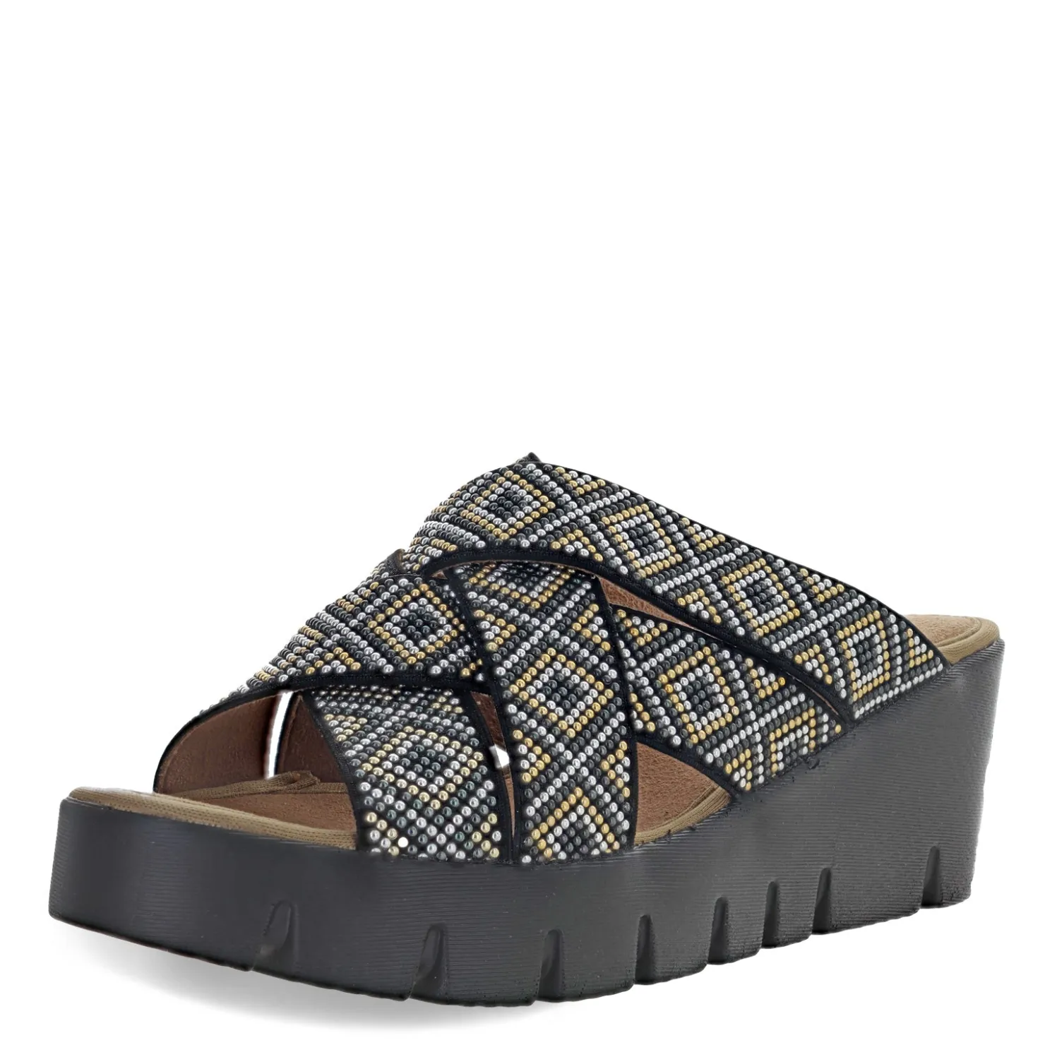 Wedges*Bernie Mev Women's , Venti Martin Sandal Black