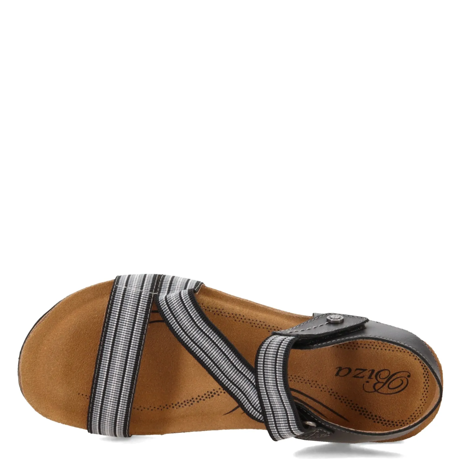 Footbed Sandals*Biza Women's , Teagan Sandal Black