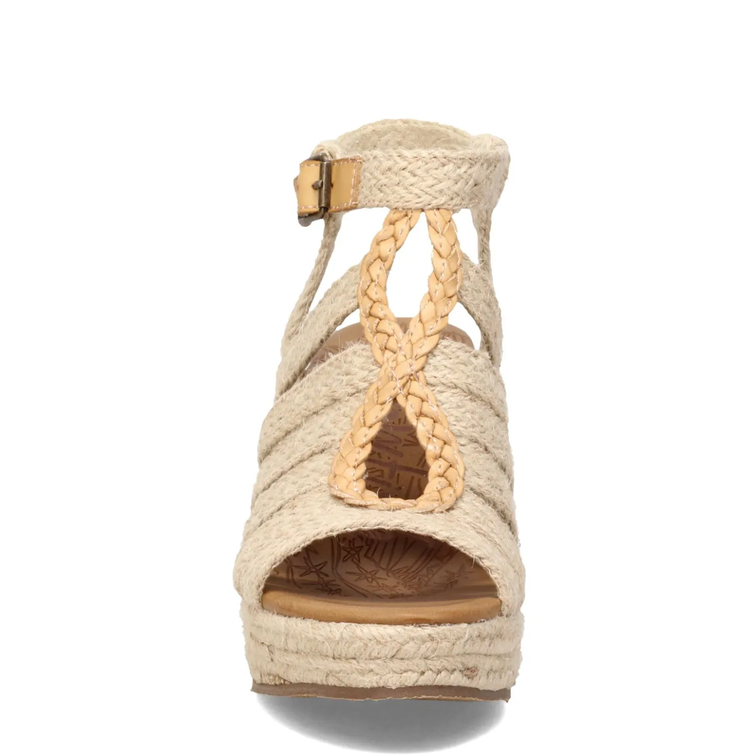 Wedges*Blowfish Malibu Women's , Pazazz Rope Sandal Natural