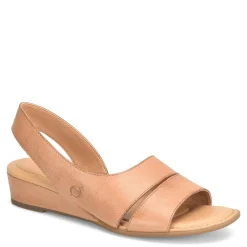 Wedges*Born Women's , Crista Sandal Natural
