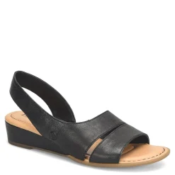 Wedges*Born Women's , Crista Sandal Black