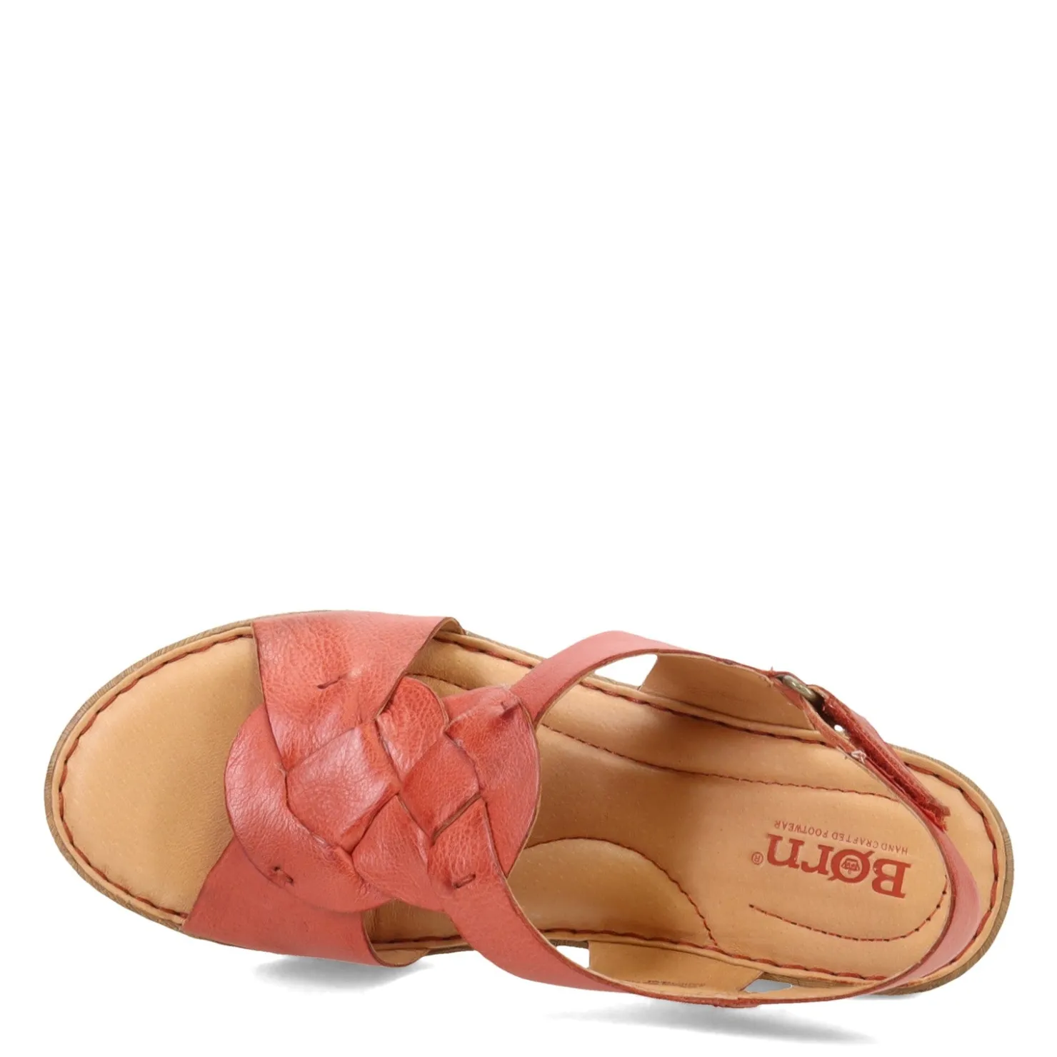 Wedges*Born Women's , Nina Sandal Rust