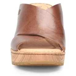 Wedges*Born Women's , Nora Sandal Brown
