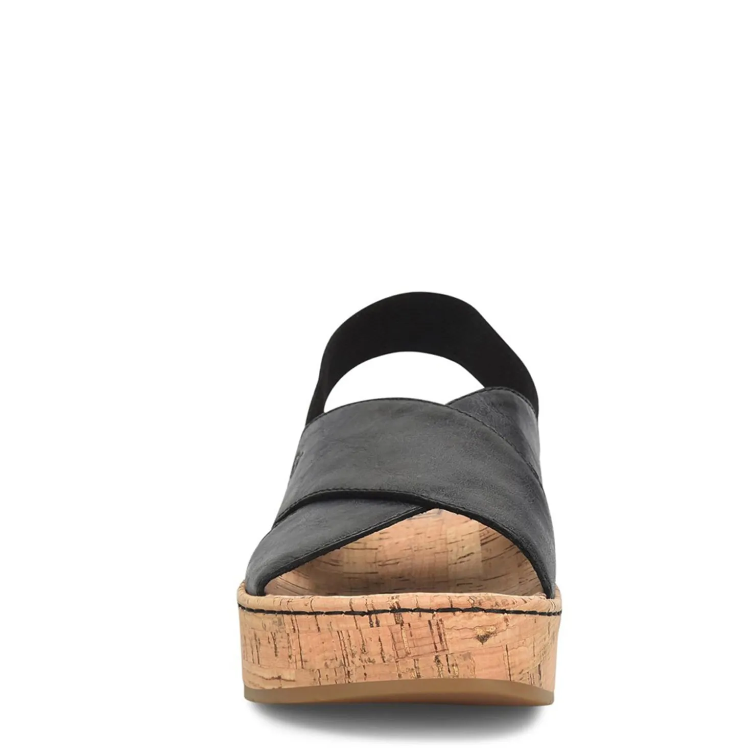Wedges*Born Women's , Sandra Sandal Black