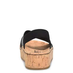 Wedges*Born Women's , Sandra Sandal Black