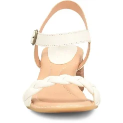 Heeled Sandals*Born Women's , Simone Sandal White