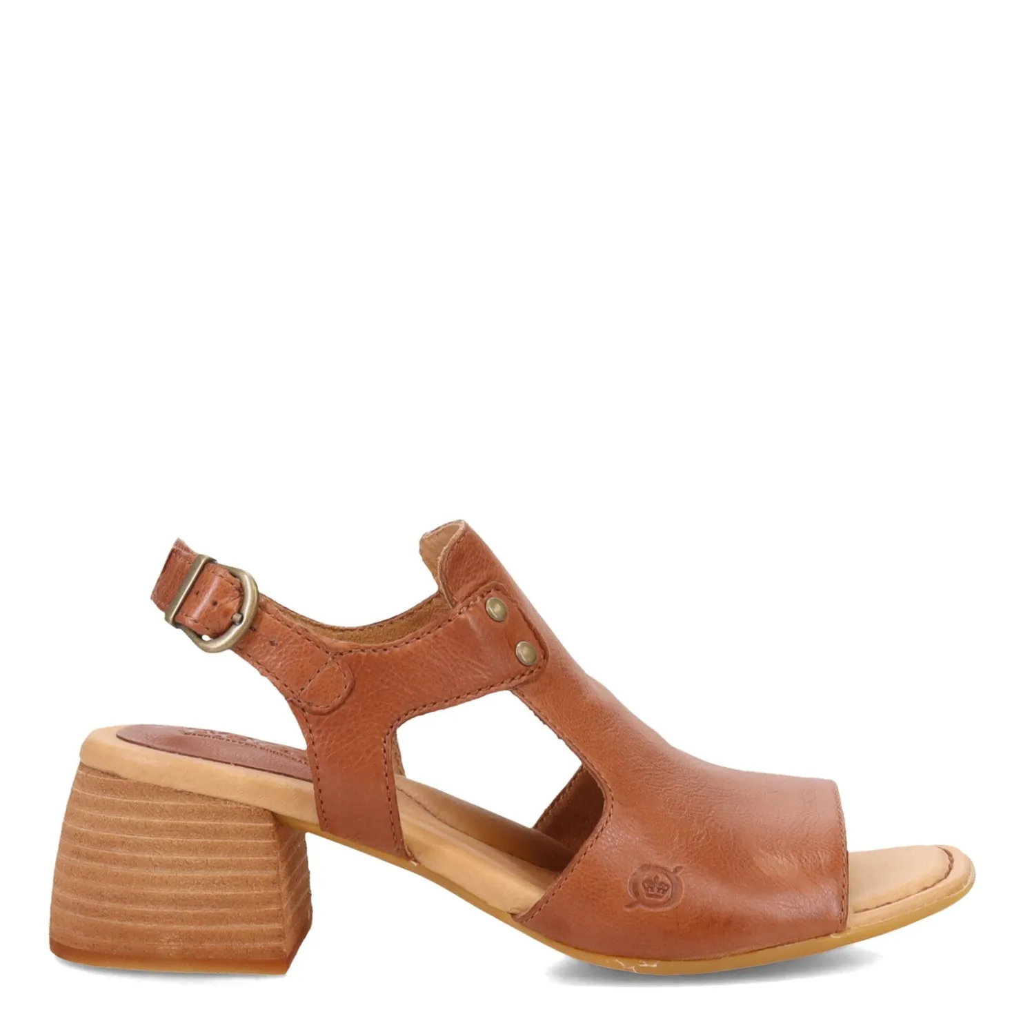 Heeled Sandals*Born Women's , Sylvie Sandal Brown