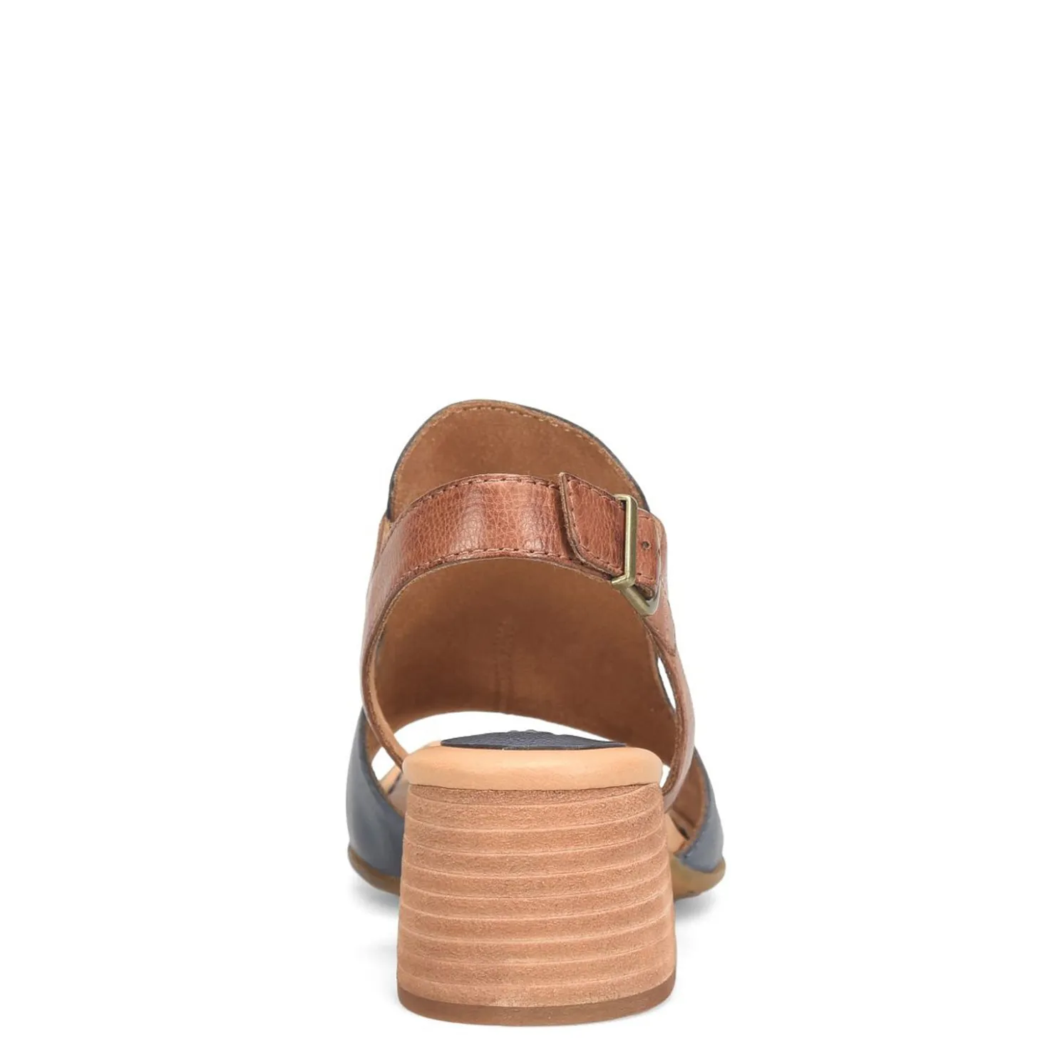Heeled Sandals*Born Women's , Sylvie Sandal Navy/Brown