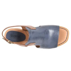 Heeled Sandals*Born Women's , Sylvie Sandal Navy/Brown