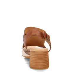 Heeled Sandals*Born Women's , Sylvie Sandal White/Brown