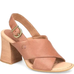 Heeled Sandals*Born Women's , Tessa Sandal Brown