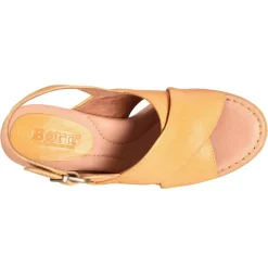 Heeled Sandals*Born Women's , Tessa Sandal Yellow