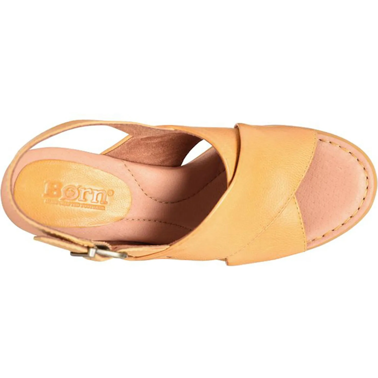 Heeled Sandals*Born Women's , Tessa Sandal Yellow