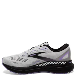 Running*Brooks Women's , Adrenaline GTS 23 Running Shoe Grey/Black/Purple