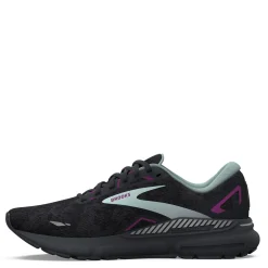 Running*Brooks Women's , Adrenaline GTS 23 Running Shoe Black/Light Blue/Purple