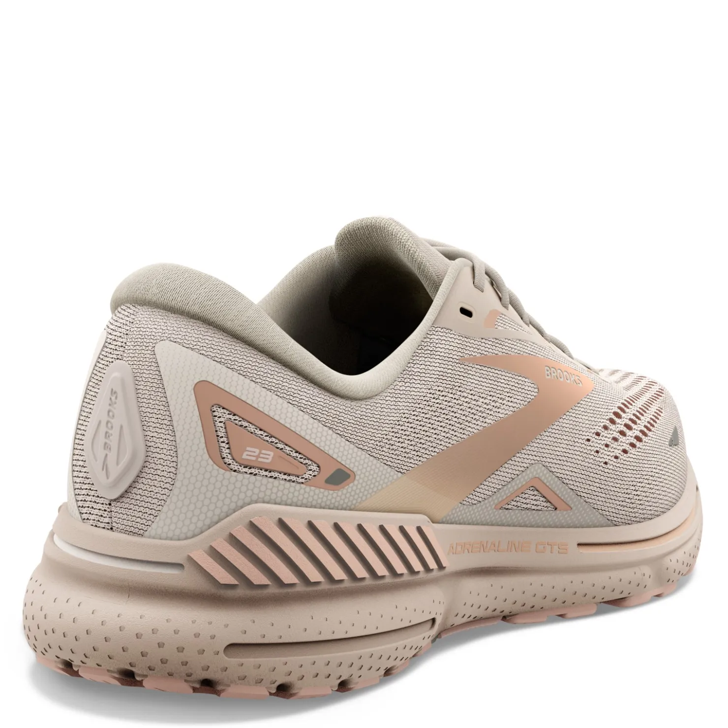 Running*Brooks Women's , Adrenaline GTS 23 Running Shoe Crystal Grey/Villa/White
