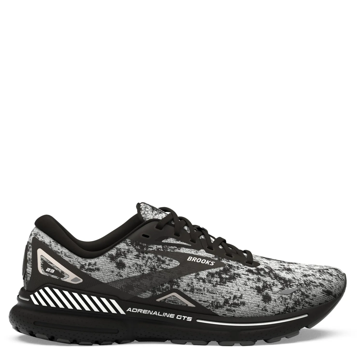 Running*Brooks Women's , Adrenaline GTS 23 Running Shoe - Wide Width White/Grey/Black
