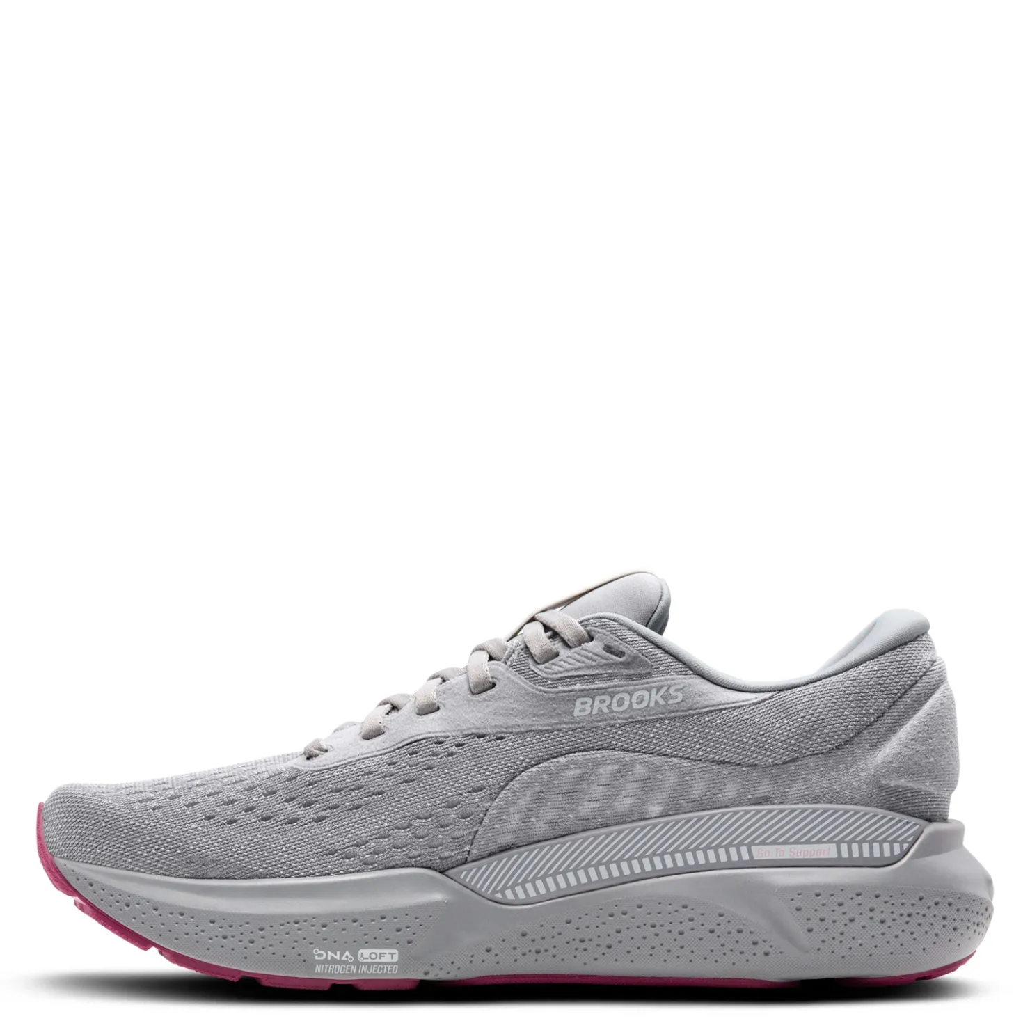 Running*Brooks Women's , Adrenaline GTS 24 Running Shoe Alloy/White/Zephyr