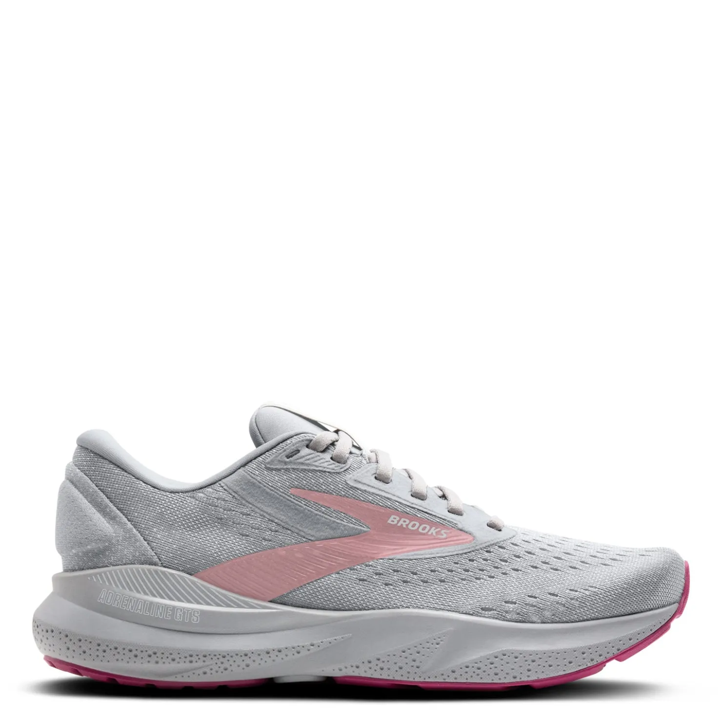 Running*Brooks Women's , Adrenaline GTS 24 Running Shoe - Wide Width Alloy/White/Zephyr