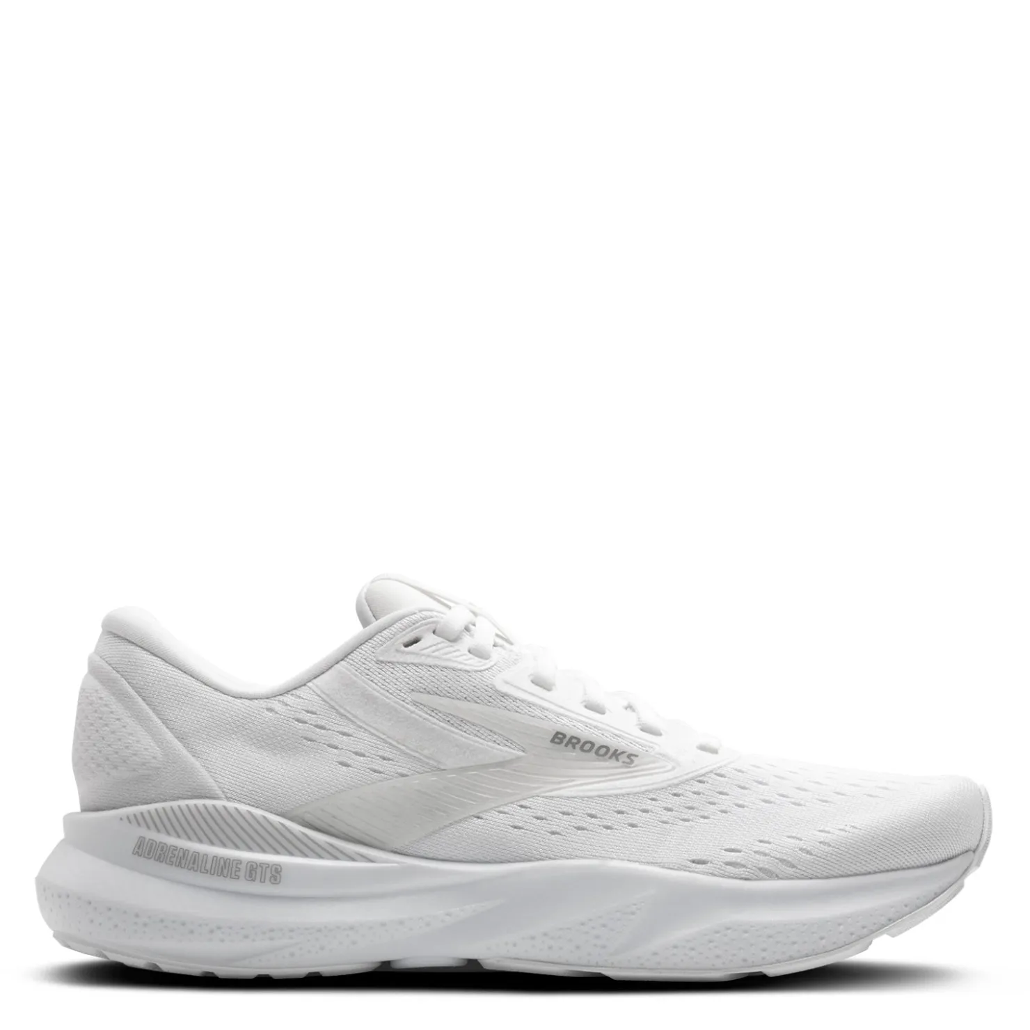 Running*Brooks Women's , Adrenaline GTS 24 Running Shoe - Wide Width White/Oyster/Alloy
