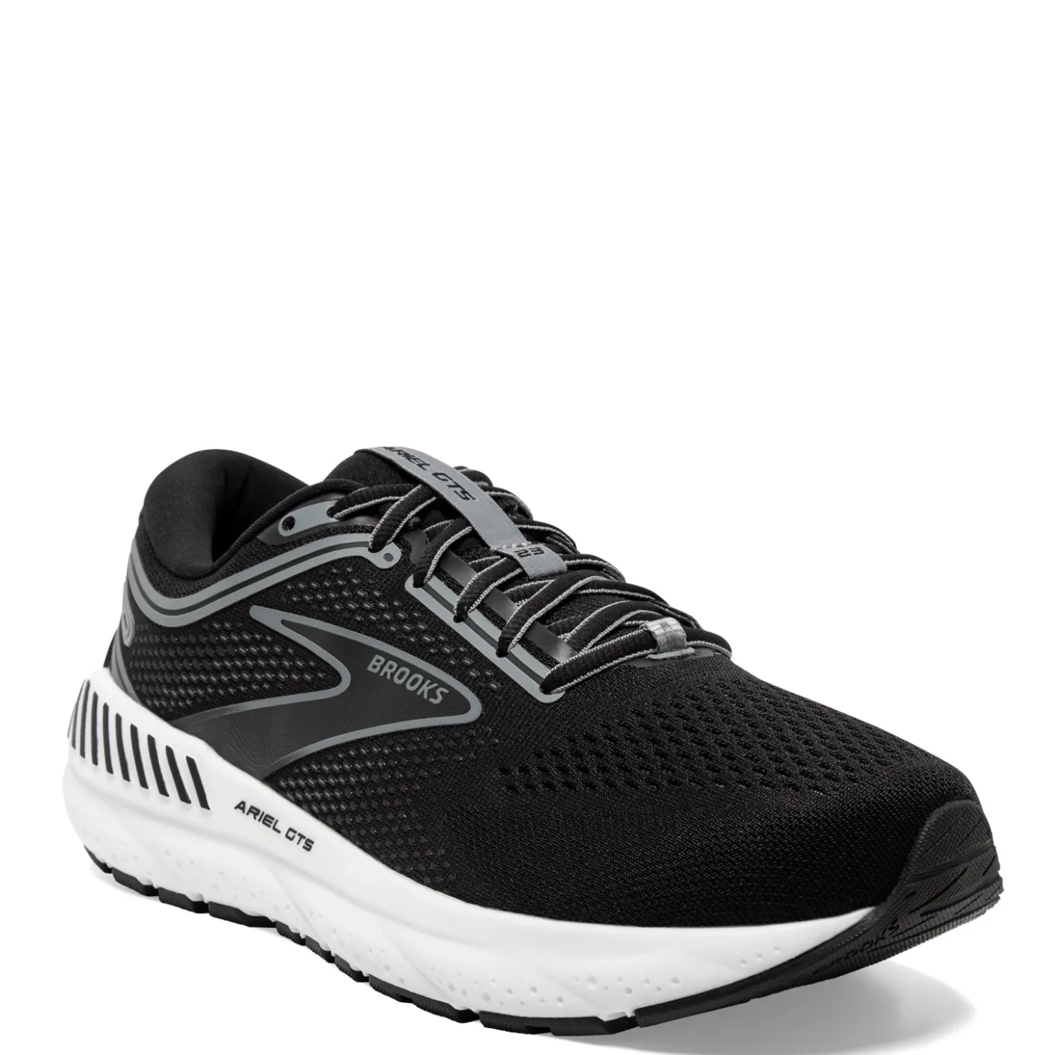 Running*Brooks Women's , Ariel GTS 23 Running Shoe - Extra Wide Width Black/Grey/White