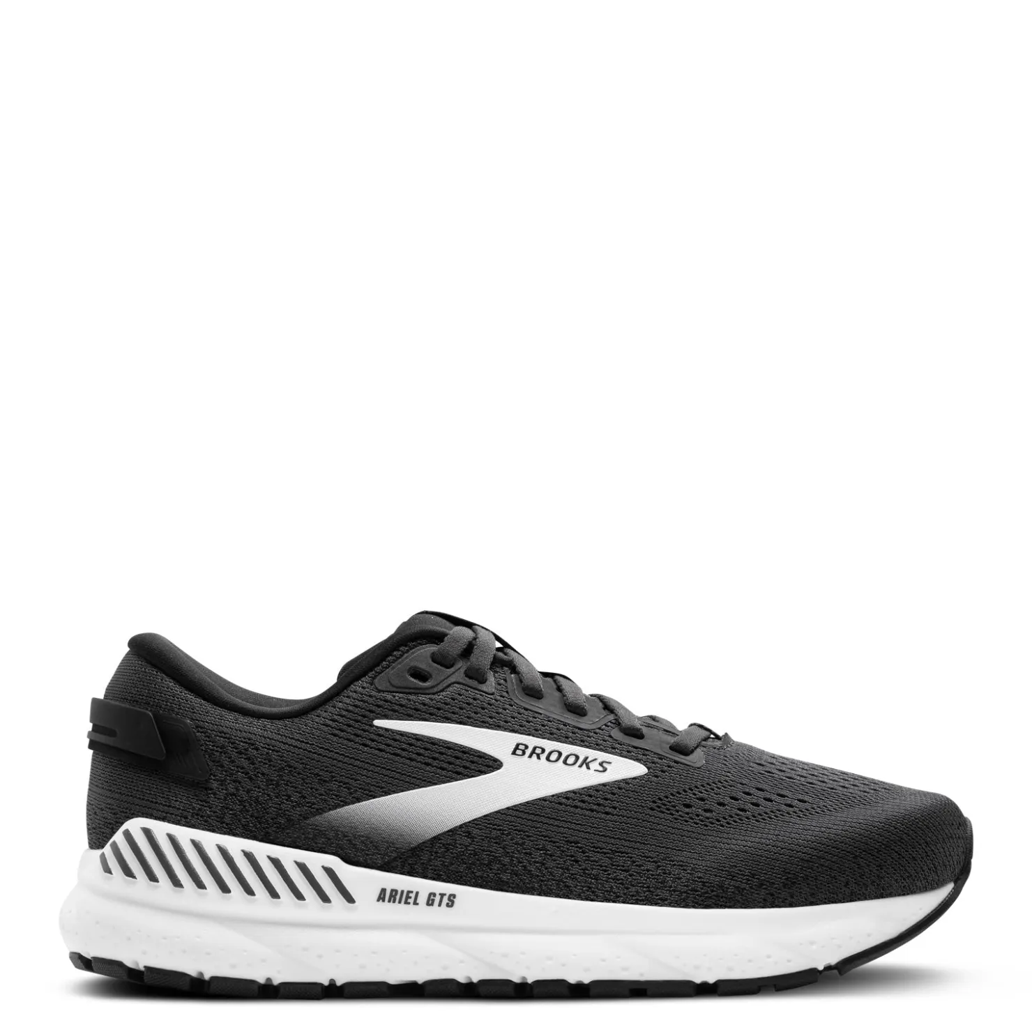Running*Brooks Women's , Ariel GTS 24 Running Shoe - Wide Width Ebony/Black/White