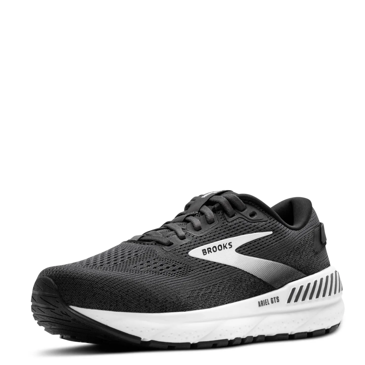 Running*Brooks Women's , Ariel GTS 24 Running Shoe - Extra Wide Width Ebony/Black/White
