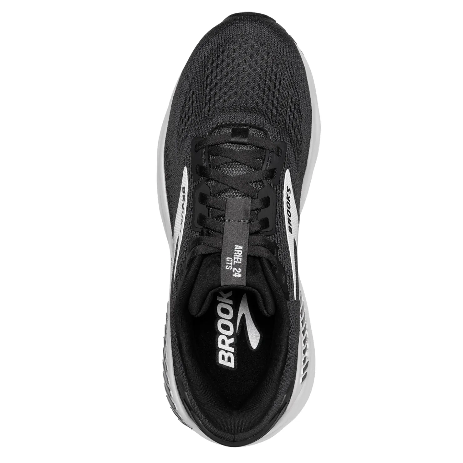 Running*Brooks Women's , Ariel GTS 24 Running Shoe - Extra Wide Width Ebony/Black/White