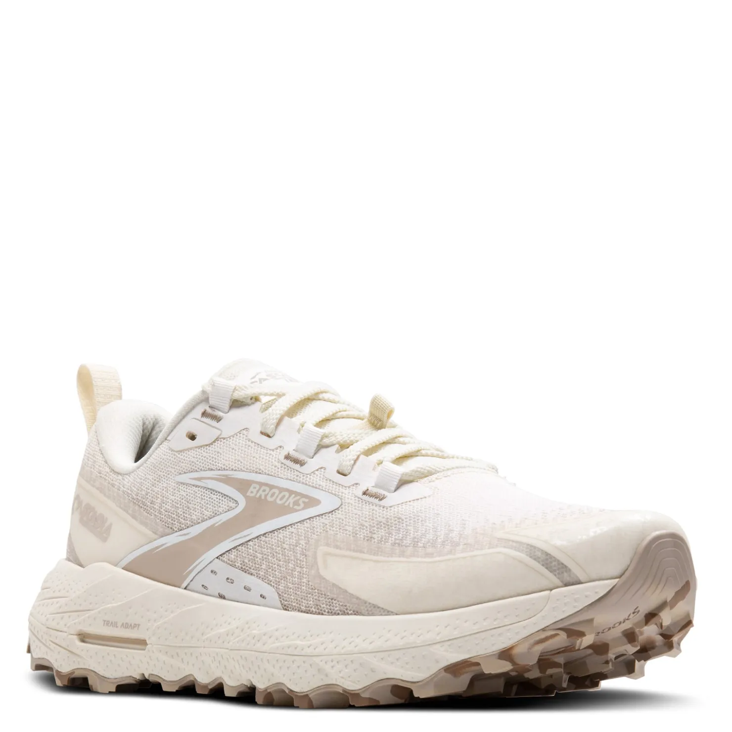 Trail & Hiking*Brooks Women's , Cascadia 18 Trail Running Shoe Coconut/Chateau/White