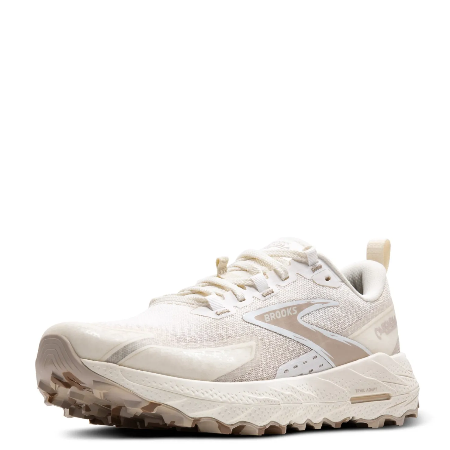 Trail & Hiking*Brooks Women's , Cascadia 18 Trail Running Shoe Coconut/Chateau/White