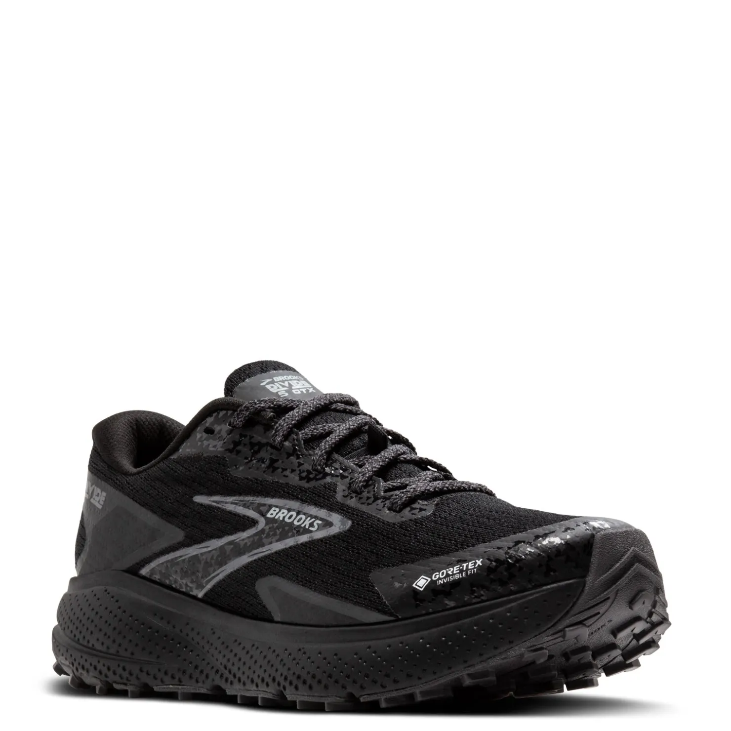 Trail & Hiking*Brooks Women's , Divide 5 GTX Trail Running Shoe Black/Alloy/Primer Grey