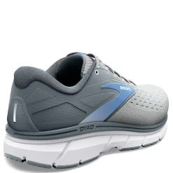 Running*Brooks Women's , Dyad 11 Running Shoe Grey/White/Blue