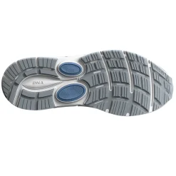 Running*Brooks Women's , Dyad 11 Running Shoe Grey/White/Blue