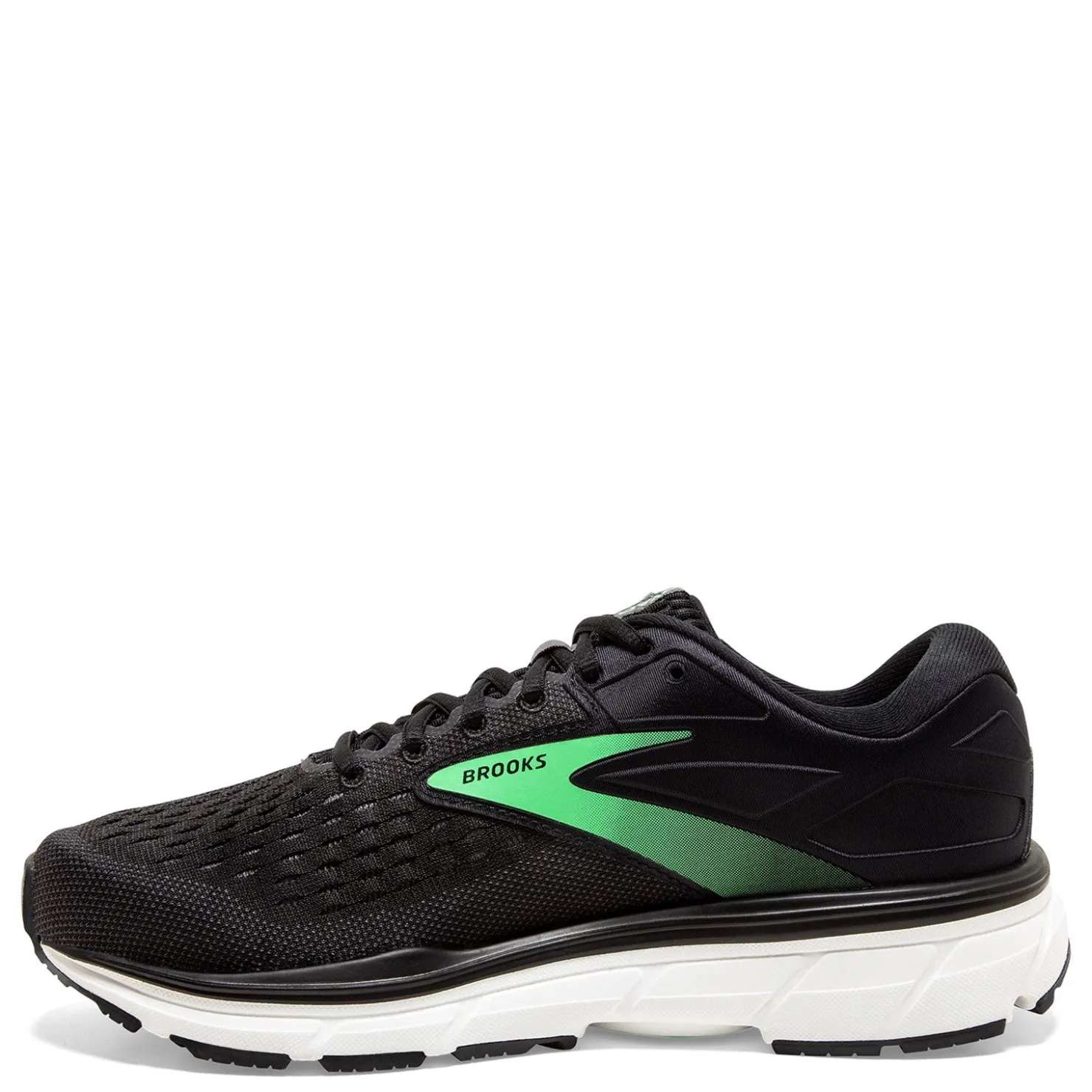 Running*Brooks Women's , Dyad 11 Running Shoe Black/Ebony/Green