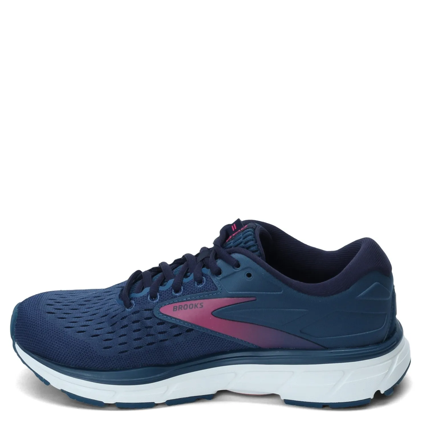 Running*Brooks Women's , Dyad 11 Running Shoe Blue/Navy/Beetroot