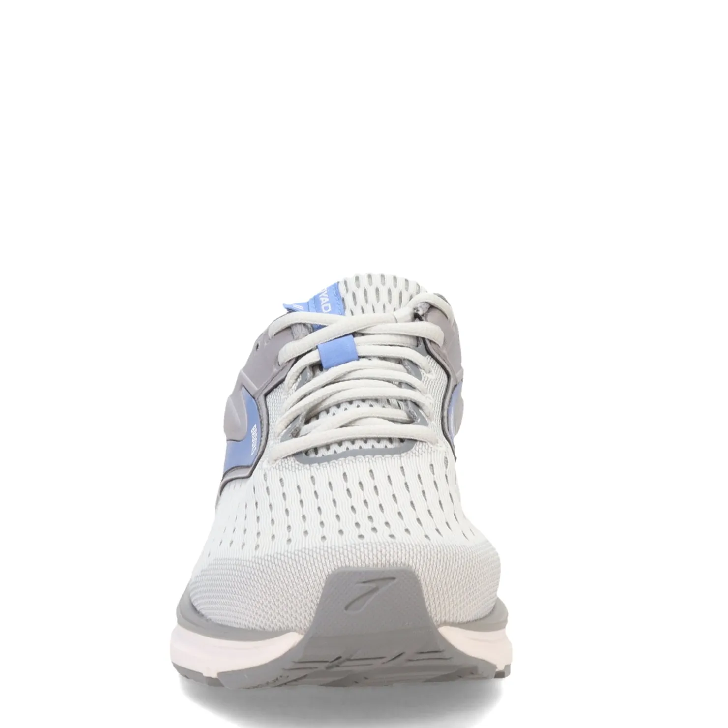 Running*Brooks Women's , Dyad 11 Running Shoe - Wide Width Grey/White/Blue