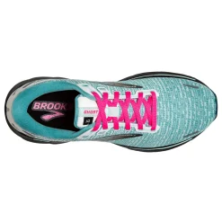 Running*Brooks Women's , Ghost 14 Running Shoe White/Black/Blue