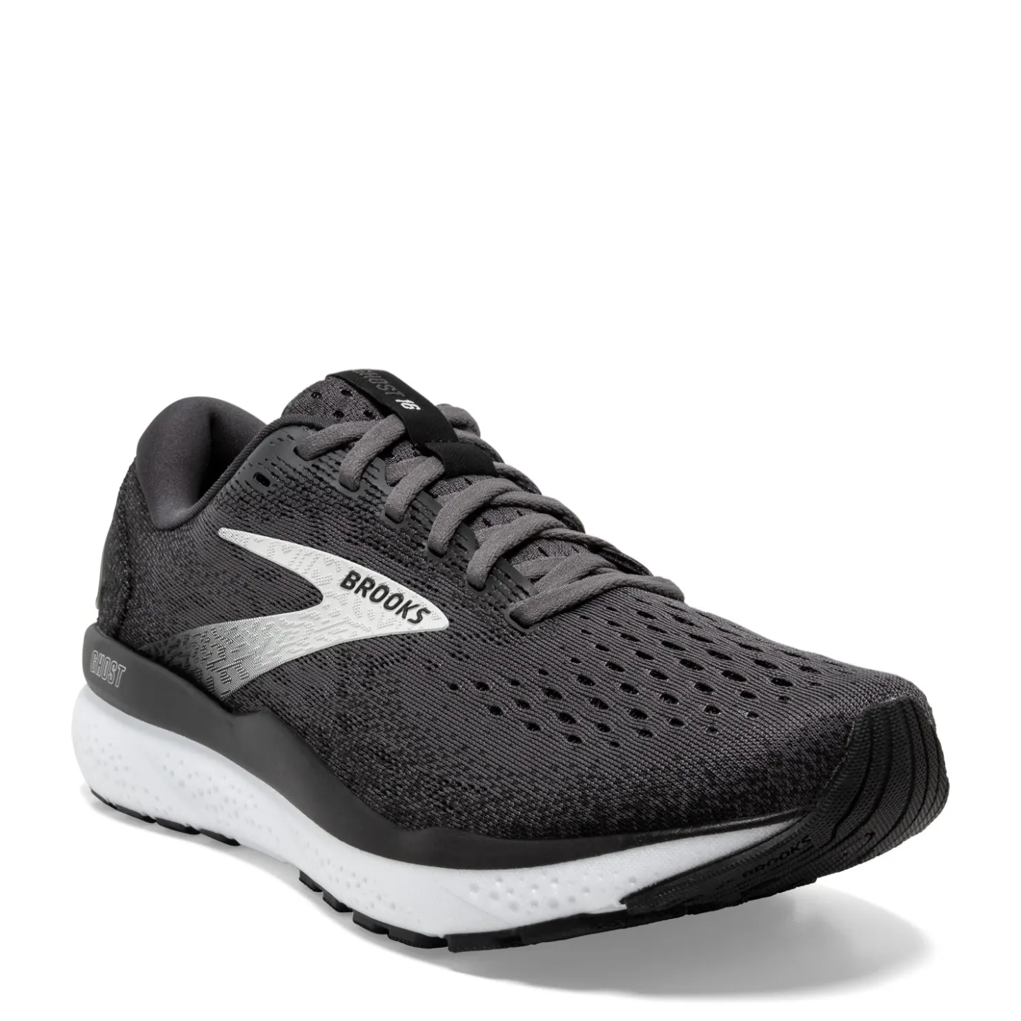 Running*Brooks Women's , Ghost 16 Running Shoe Black/Grey/White